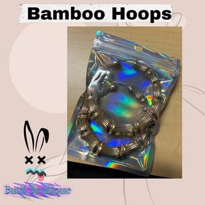 ❌SOLD ON VINTED❌Bamboo Hoops